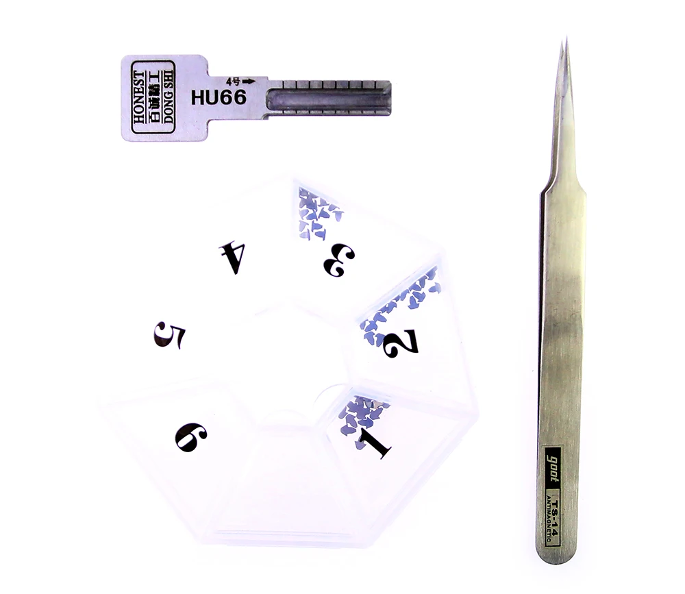 

Honest car key moulds HU66 for VW/Audi/SKODA Car key moulding Car Key Profile Modeling locksmith tools Accessories