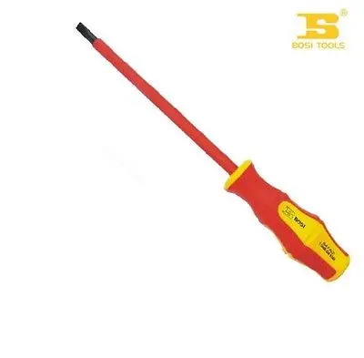 

1.2*6.5*150mm 1000V VDE Insulated Slotted Screwdriver with PP+TPR Handle