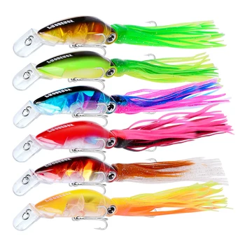 

6pc/lot New fishing tackle Sleeve-Fish Fishing lure 17.5cm/18g fishing bait 6 Colors Aluminum-finish or pearl-finish
