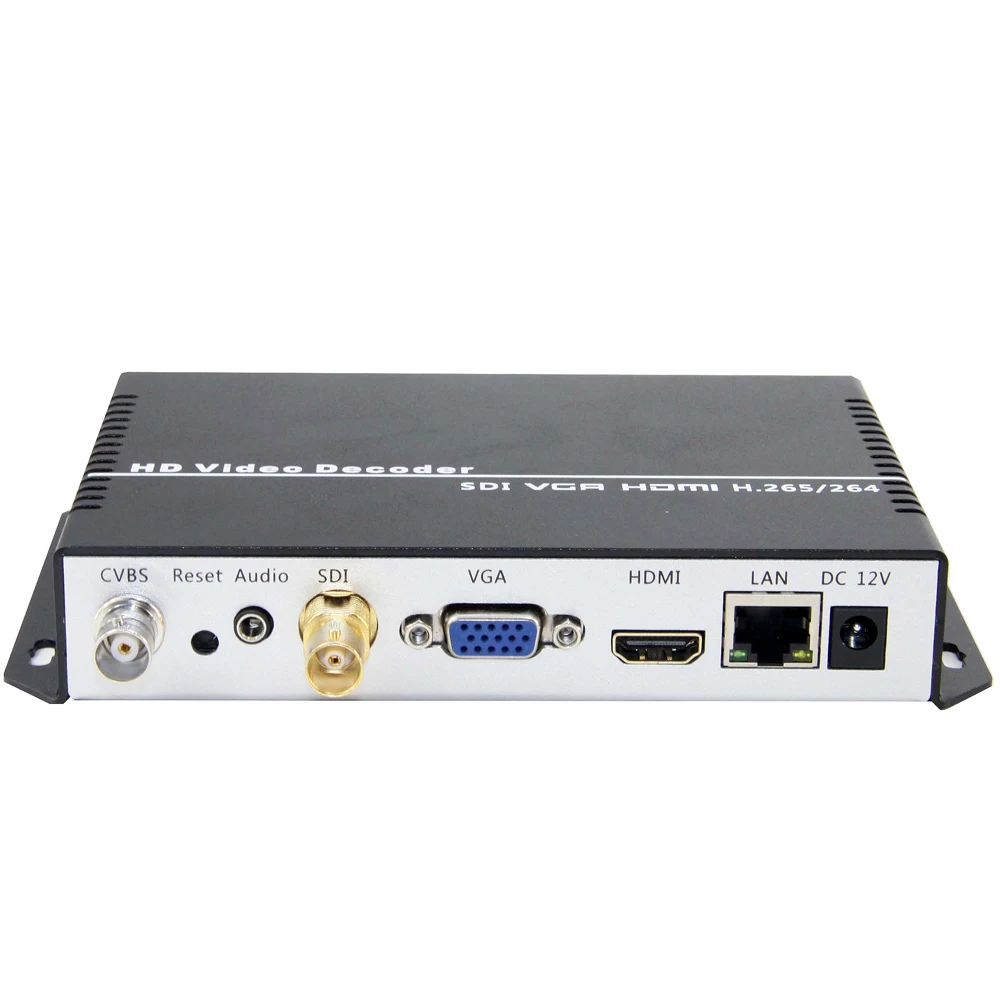 H.265 H.264 IP To SDI HDMI VGA CVBS Video Streaming Decoder HD IP Camera Decoder For Decoding HTTP RTSP RTMP UDP M3U8 HLS etc H.265 H.264 IP To SDI HDMI VGA CVBS Video Streaming Decoder HD IP Camera Decoder For Decoding HTTP RTSP RTMP UDP M3U8 HLS etc