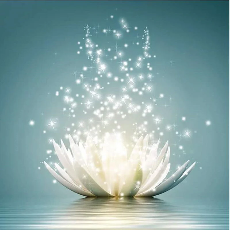 

5D Diy Full Square/Round Daimond Painting Cross-stitch Water Lily Diamond Rhinestones mosaic Paintings Embroidery Gifts v2066
