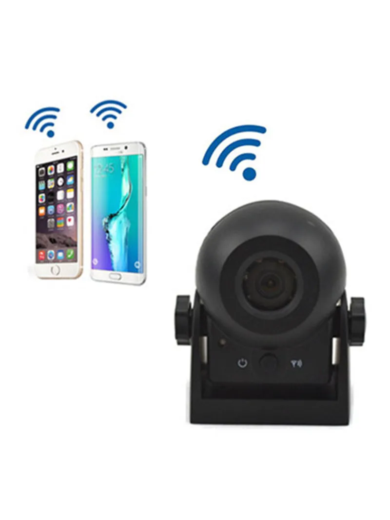 Беспроводная Магнитная камера заднего вида с Wi Fi на батарейках для iPhone Android iSO
