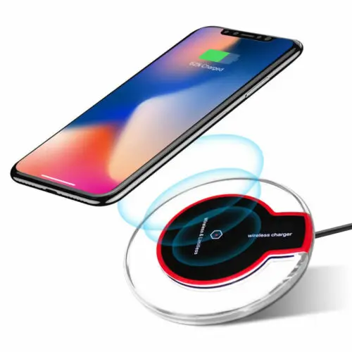Беспроводное зарядное устройство стандарта США Qi для iPhone Samsung|Зарядные