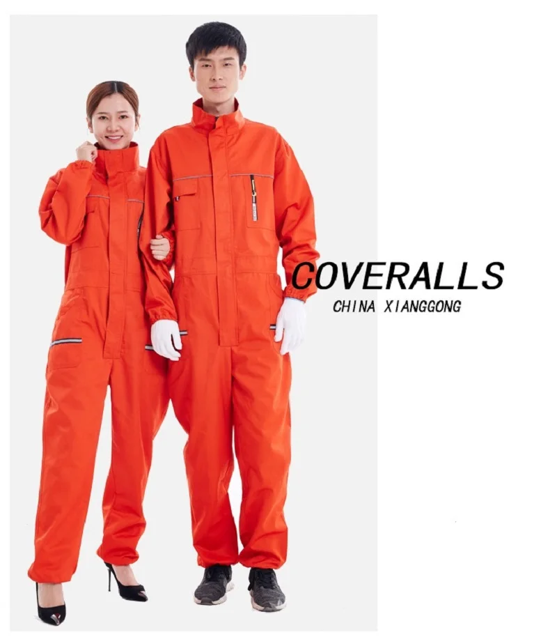 Mens Work Clothing Long Sleeve Coveralls High Quality Overalls Worker Repairman Machine Auto Repair Electric Welding Plus Size