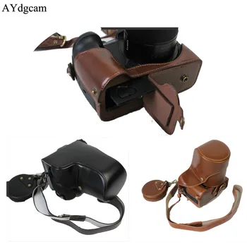

AYdgcam Luxury Pu Leather Camera Video Case Bag Cover For Panasonic DMC-GH5GK With 45-150mm Lens