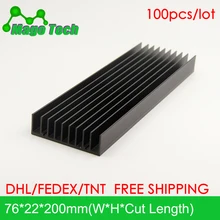 Светодиодный алюминиевый радиатор в виде пластины растут свет радиатор охлаждение Охладитель Fit транзистор IC теплопроводность светодиодный радиатор Электроника