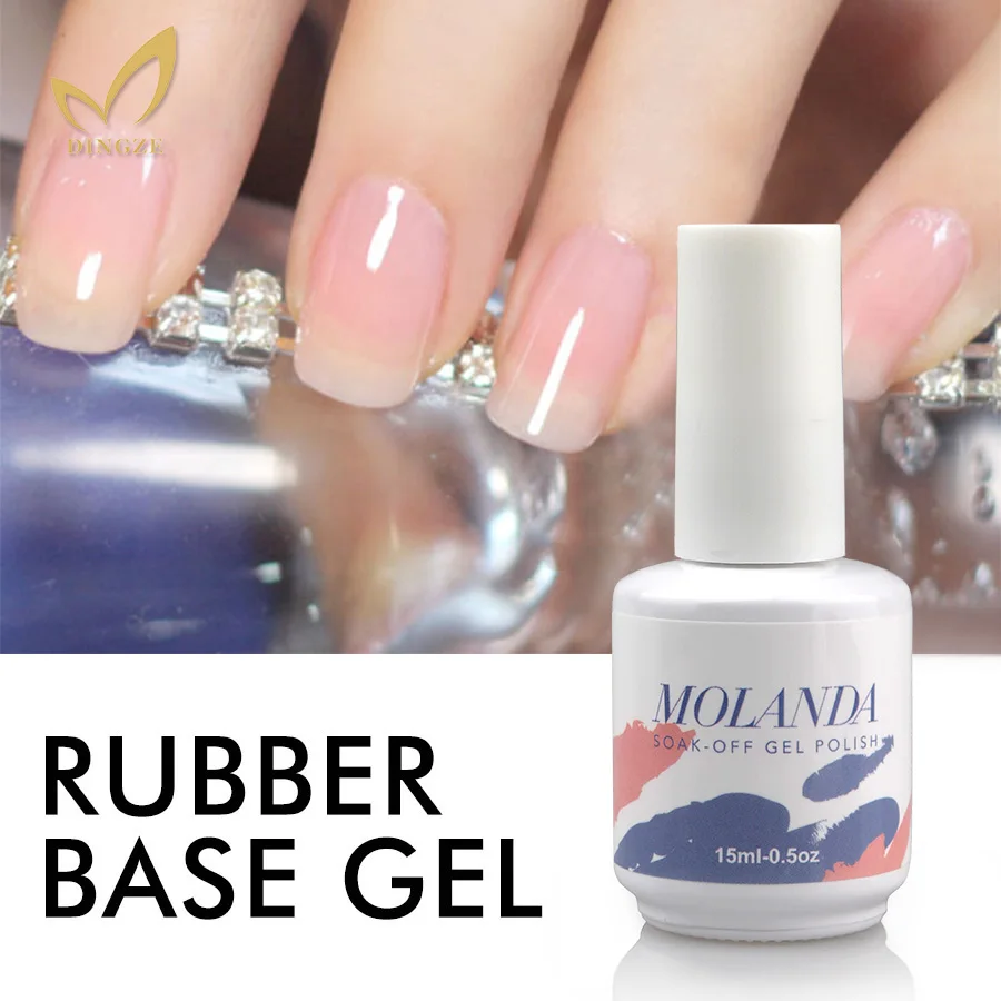 15ml/pcs Soak Off Gel Rubber Base Coat Professional LED UV Nail Polish