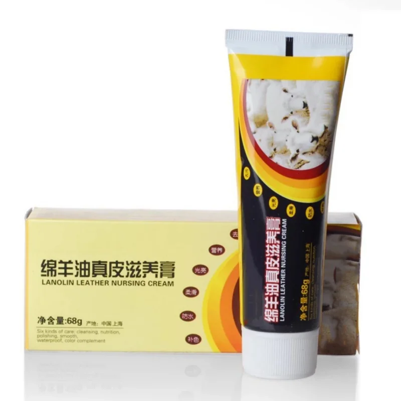 

Safe And Non-Toxic Sheep Oil Leather Nourishing Cream Animal Fat Renovate The Color Clear Mirror Shine For Shoes