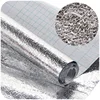 Pegatinas autoadhesivas impermeables para cocina, papel tapiz de plata antiaceite para cajón y baño ► Foto 2/6