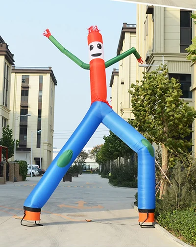 Inflatable Advertising Sky Dancer Air Puppet Wacky Waving Arm Flailing Tube Man - Цвет: C