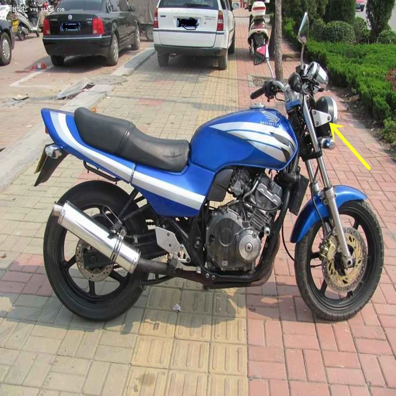 Для Honda CB1300/CB400 1992-1998 JADE250 мотоциклетные алюминиевые фары фиксированный кронштейн фары фиксированная рамка