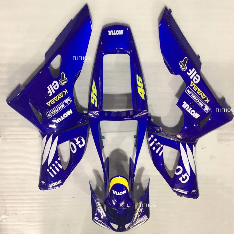ABS мотоцикл полный обтекатель для YAMAHA YZF-R1 98 99 синий YZF1000 1998-1999 литья под давлением все синий