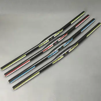 

TOSEEK full carbon handlebar mtb bicycle handlebar full carbon fibre flat handlebar 31.8*580/620/640/660/680/700mm 4 color