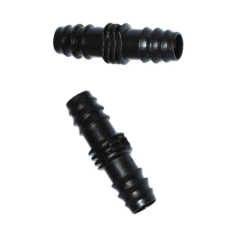 Адаптер для ремонта садового шланга 16 мм с двумя бородками 100 шт.|hose repair|16mm