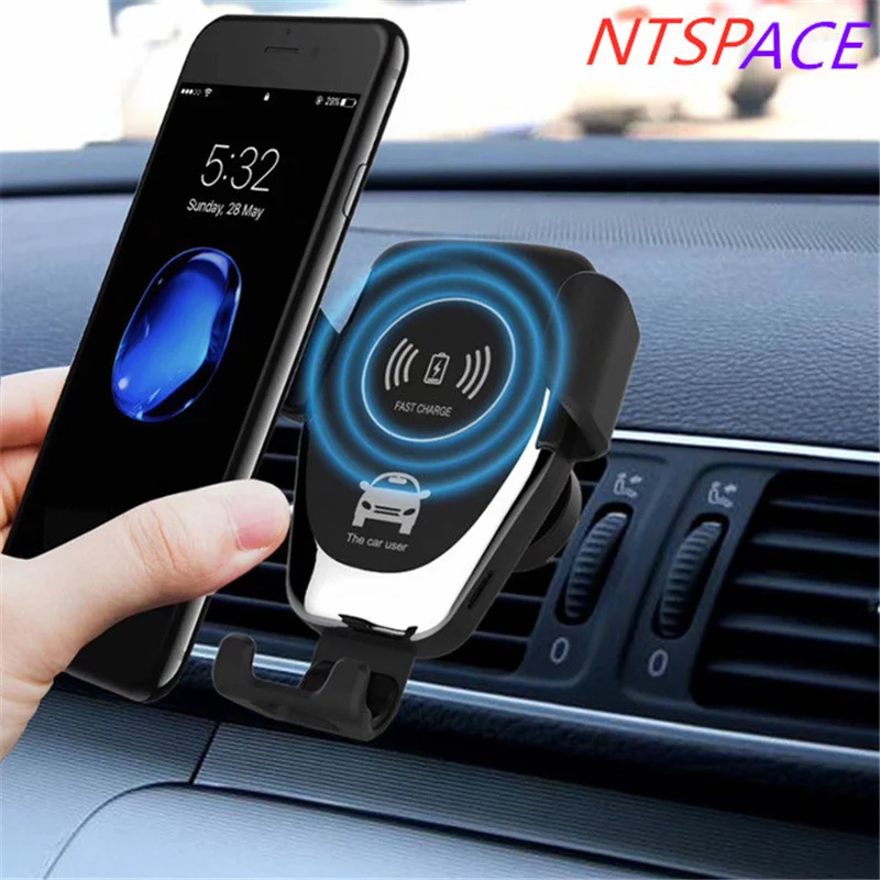 10W Car Mount Holder For Samsung S9 S8 Note 9 S7 edge Qi Wireless Fast Charger For iPhone Xs Max XR X Car Charger With iPack APP 10W Car Mount Holder For Samsung S9 S8 Note 9 S7 edge Qi Wireless Fast Charger For iPhone Xs Max XR X Car Charger With iPack APP