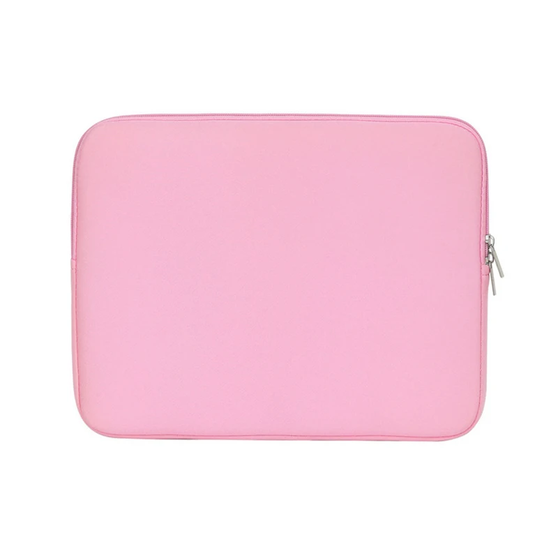 Чехол на молнии для ноутбука Macbook AIR PRO retina 11 12 13 14 15 13,3 15,4 15,6 дюймов для ноутбука Xiaomi lenovo - Цвет: Pink