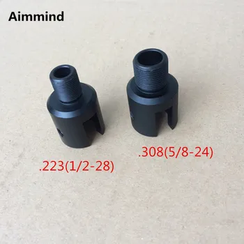 

Aluminum Ruger 1022 Ruger 10/22 1/2-28 5/8-24 Muzzle Brake Thread Adapter .223 .308