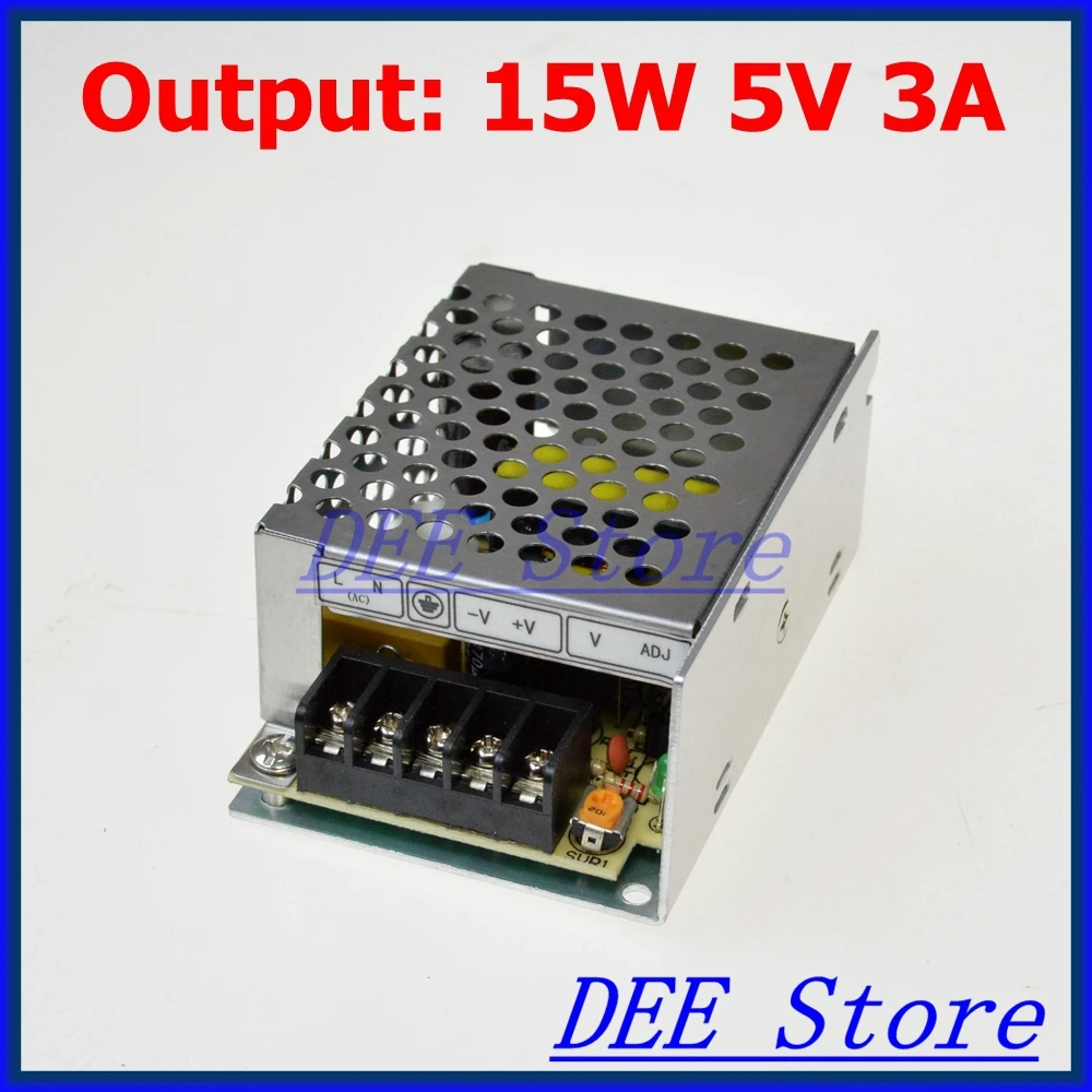 

M-15-5 LED-15 Led driver 15W 5V 3A Single Output Adjustable Switching power supply for LED Strip light AC-DC Converter