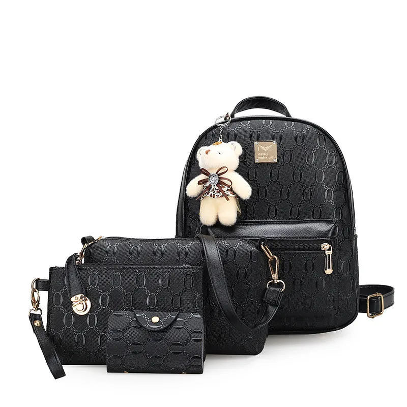 2017 women backpack fashion women leather Backpacks ladies girls school bags shoulder bags female bag