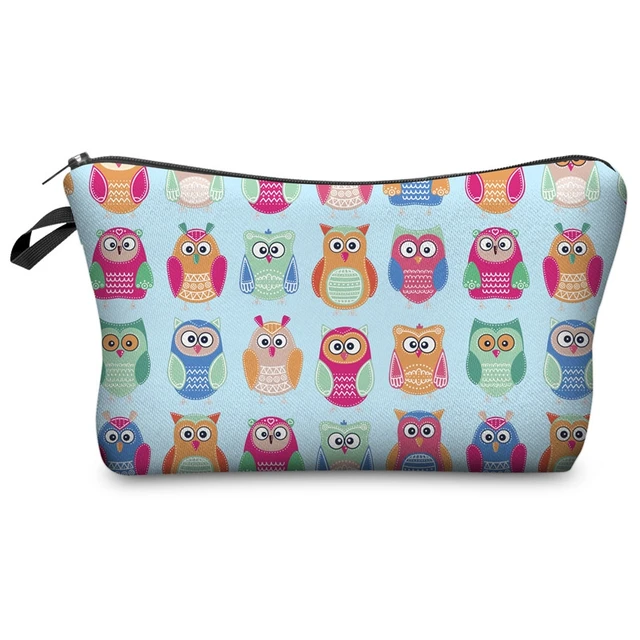 Jom Tokoy Printing Makeup Bags With Multicolor Pattern Cute Cosmetics Pouchs For Travel Ladies Pouch Women Cosmetic Bag -