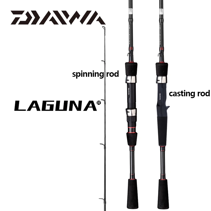 Рыболовная удочка DAIWA LAGUNA для заброса приманки класс M/MH 1 68/1 8/1 98/2 М спиннинг из