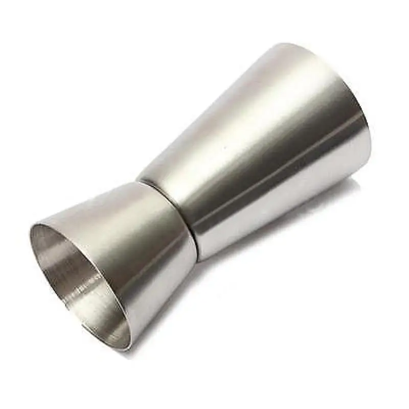 1pc Stainless Steel Double Side Jigger Cup Short Drink Spirit Measure Cup Liquor Measuring Tool For Barware