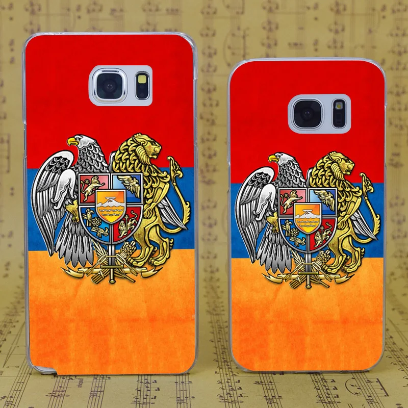 Dream Фокс b0200 армянская символы логотип прозрачный жесткий чехол для Samsung Galaxy S 4 5 6 7