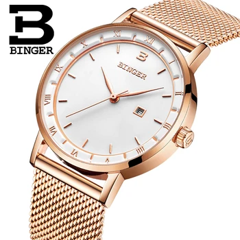 

Switzerland BINGER Women Watches Luxury Brand Quartz Watch Women Japan Movement Relogio Feminino Waterproof Wristwatches B2001-4
