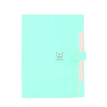 New10 цвет А4 каваи карпеты улыбка водонепроницаемый Carpeta файл папка 5 слоев Arc