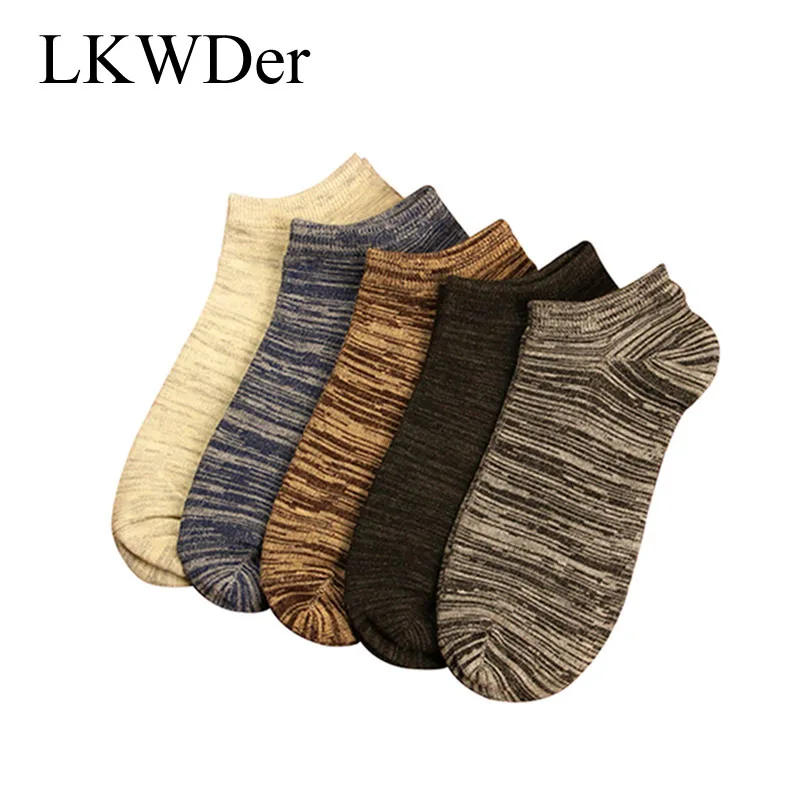 

LKWDer 10pcs=5pairs Women Men Socks Casual Boat Low Cut Summer Style Solid Color Short Ankle Socks Men Meias Calcetines 2019 New