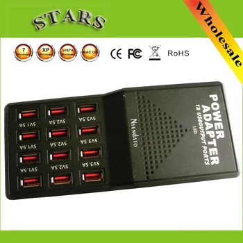 

Smart Multi-port USB Wall Charger 12 Port 5V/12A USB Fast Charger Power Adapter For iPhone iPad iPod iTouch Samsung