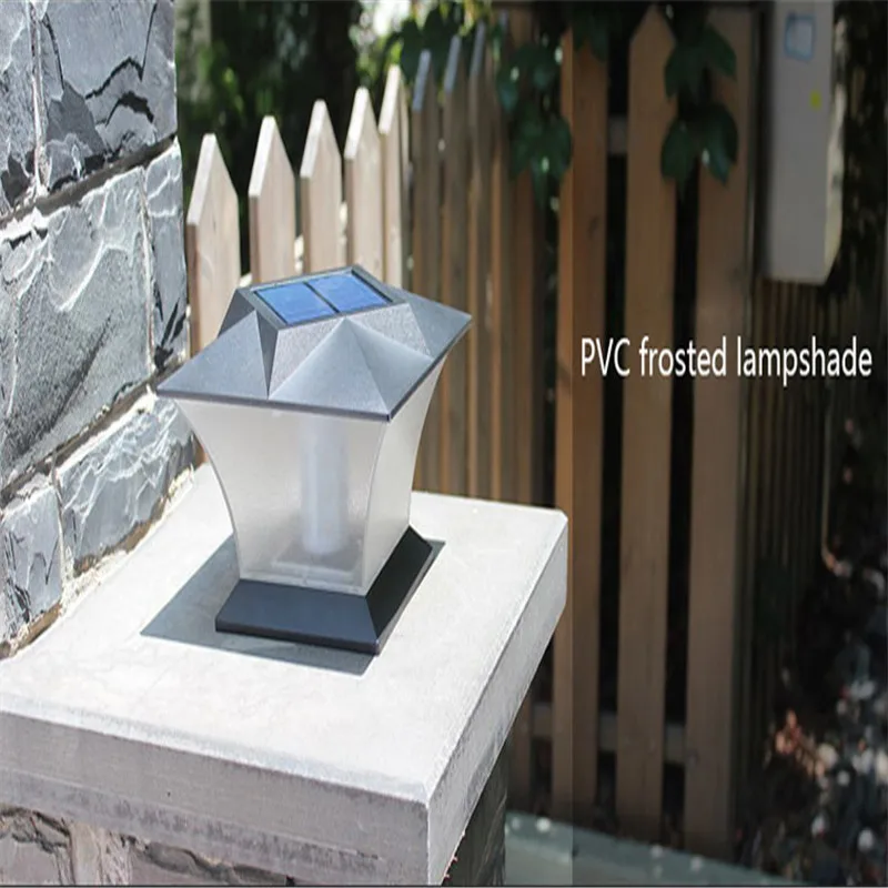 CLAITE Солнечный уличный светильник s 18 светодиодный уличный ландшафтный светильник ing лампа водонепроницаемый столб светильник для виллы сада крыльца дома