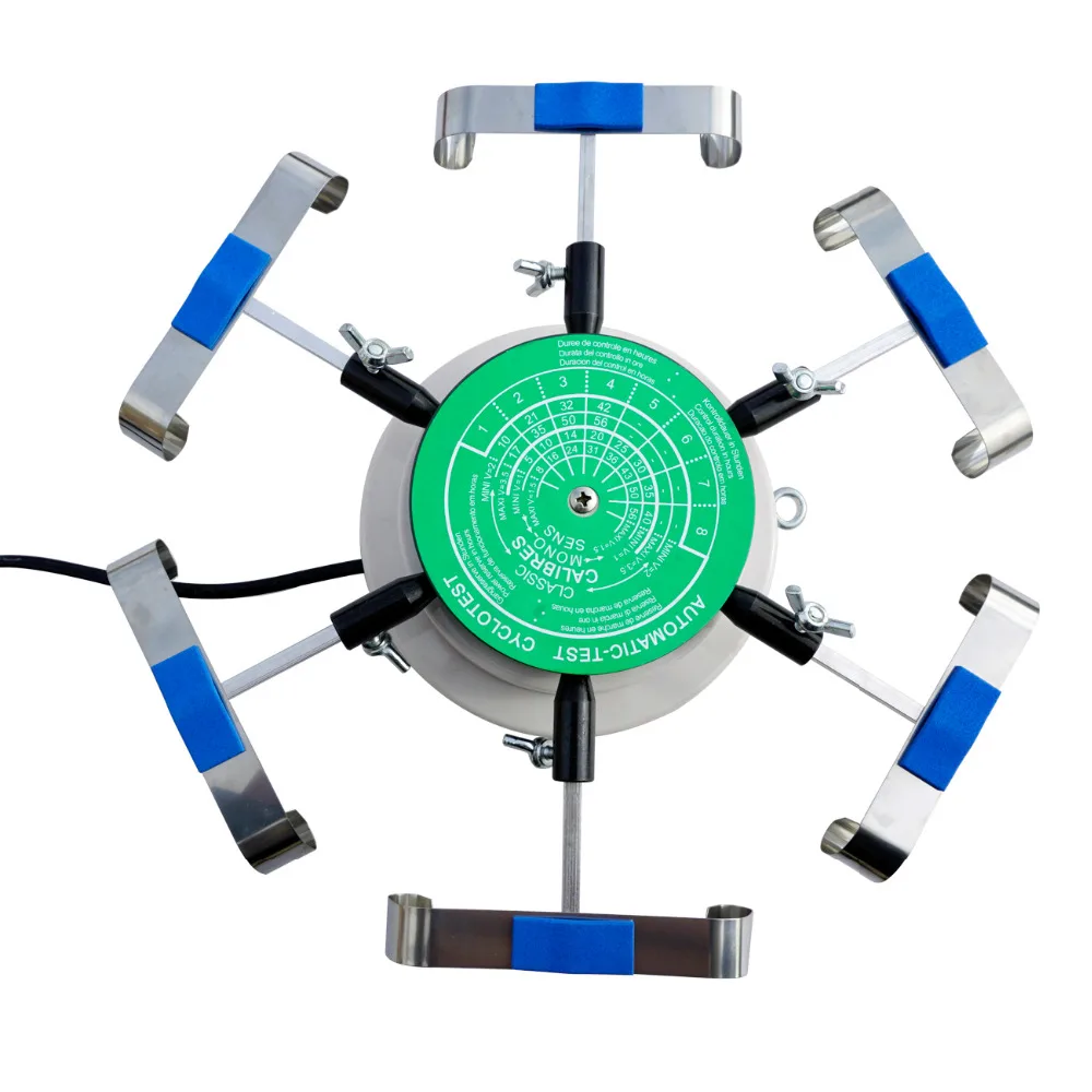 

Automatic Cyclotest Watch Tester Testing 6 Arms Winding Machine for 6 Watch 110V