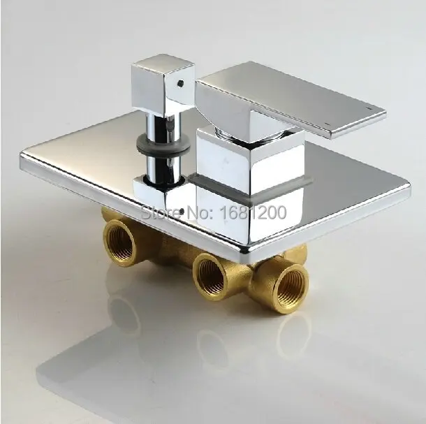 Free Shipping 3 Outlets Mixer Control Valve Panel Shower Faucet