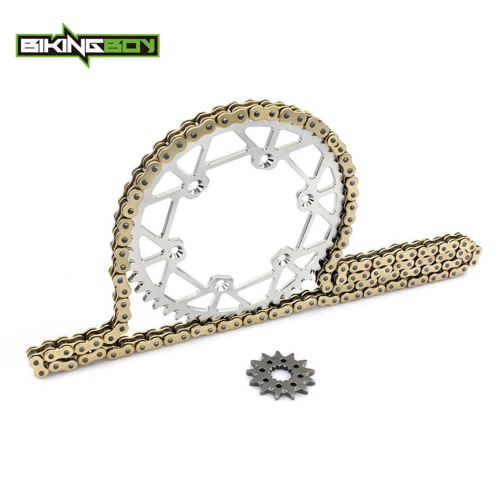 BIKINGBOY 12T Передняя 48 T 52 Задняя звездочка 520 120L X ring цепь для 13 12 11 10 09 08 07 YZ 250 99 16 WR450F 03 15