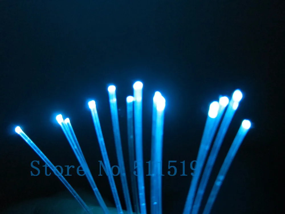 fiber optic lighting cable 0 75 14 strands 5 0 mm diameter plastic