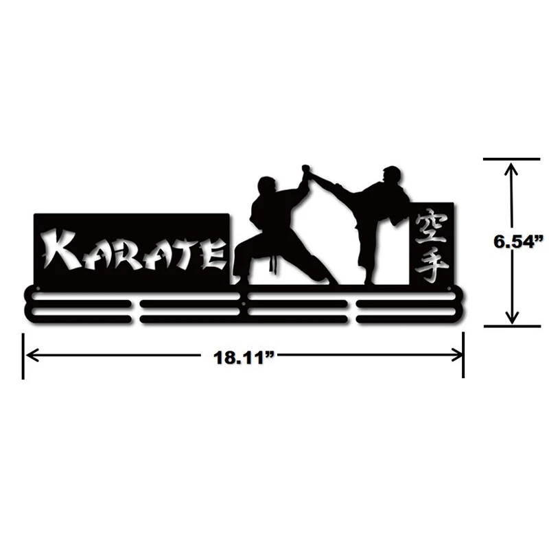 DDJOPH вешалка для медалей для карате стойка для медалей вешалка для спортивных медалей держатель для медалей для карате 46 см L держатель 36+ медали