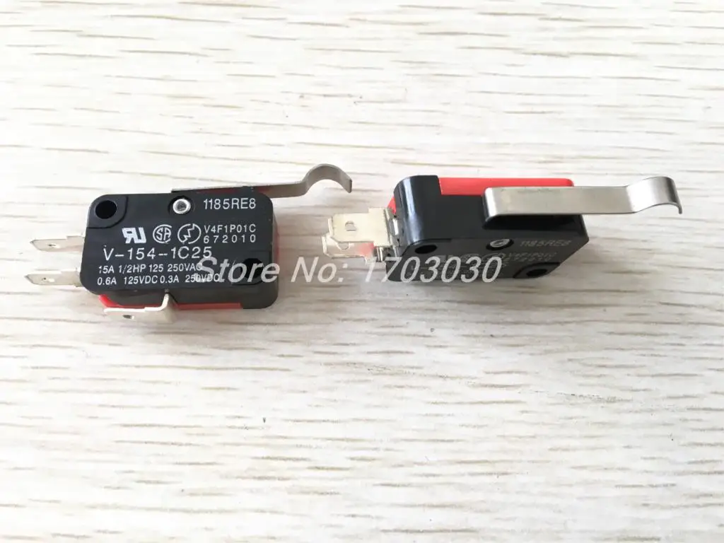 

AC 15A/250V /250V Arch End Actuator Limit Micro Switch 5 Pcs