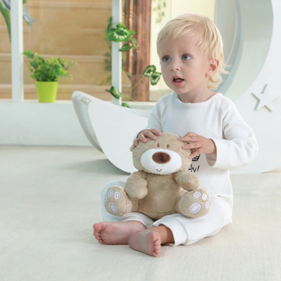 Lucu Bayi Play Lembut Hewan Plush Mainan Mengantuk Beruang Kawaii