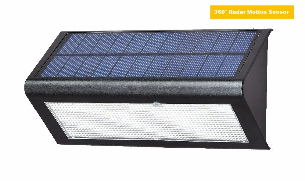

Solar Lights Motion Sensor Security 4 Intelligent Modes 48 LED PIR Wireless Weatherproof Lamp Garden Yard Pathway