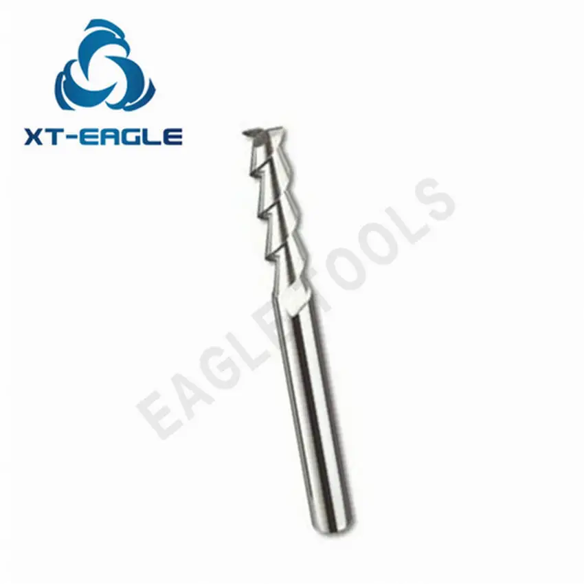 1MM 1.5MM 2MM 2.5MM 3MM 4MM Flute Diameter HRC45 2 and 3 Flutes Solid Carbide Flat End Mills for Alumium | Инструменты