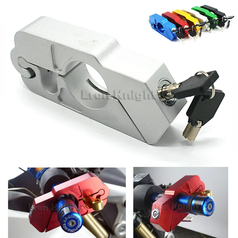 

For BMW G310R F800R S1000RR HP4 K1300R G310GS Motorcycle Handlebar Lock ATV Brake Clutch Security Safety Theft Protection Locks