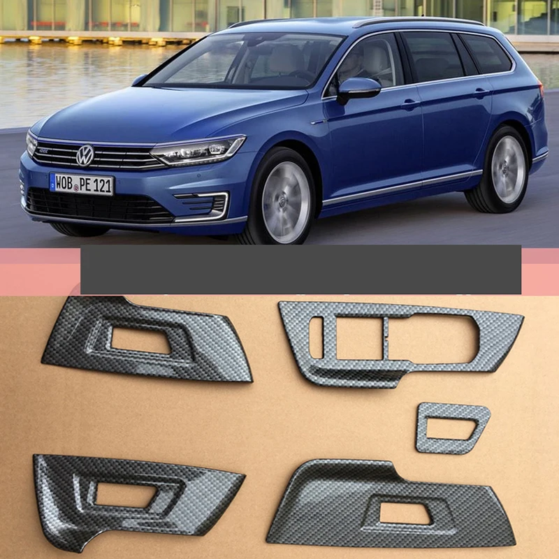 Lsrtw2017 из углеродного волокна abs Автомобильная фотоотделка для volkswagen passat B8 2016 2017 2018