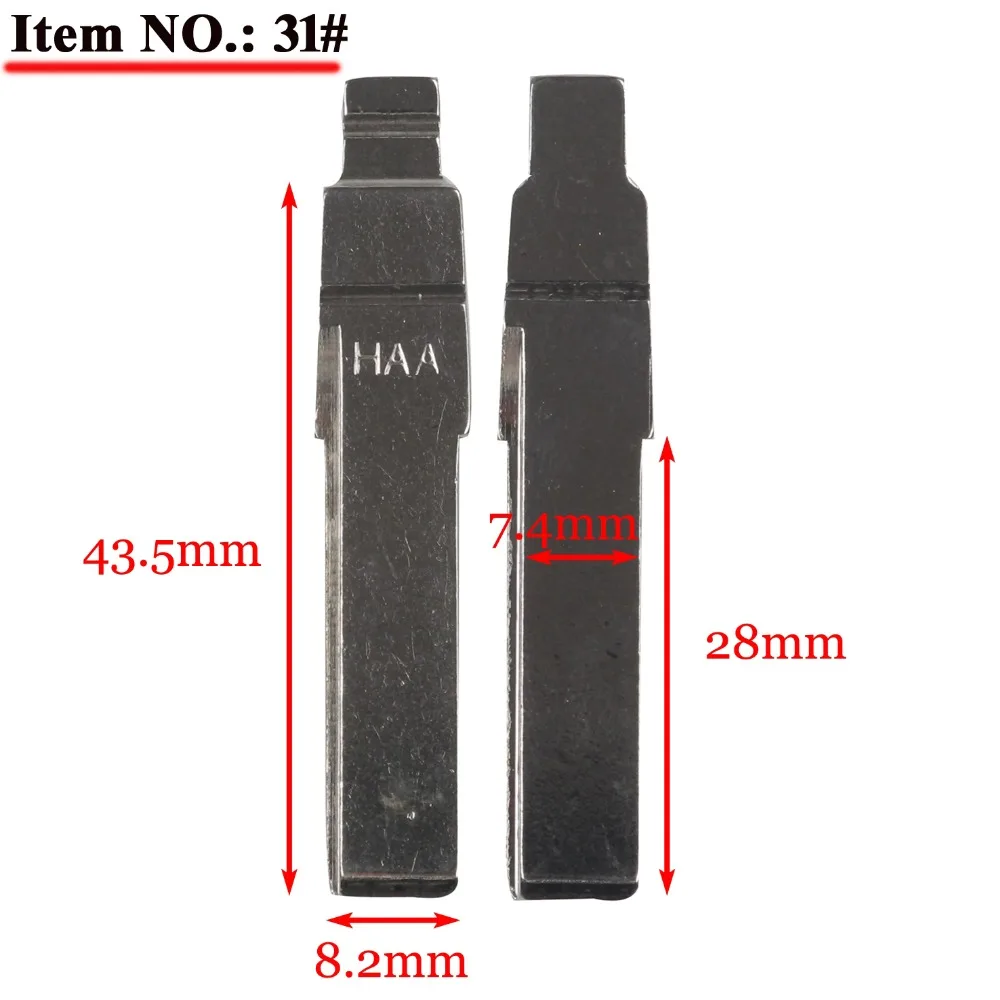 

5PCS 31# key blade,folding flip remote key blanks,auto car key knife