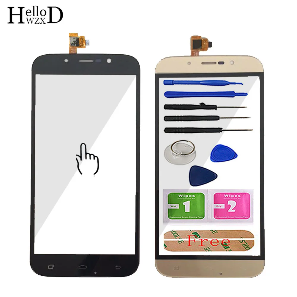 

YRFF 5.5'' Mobile Phone Front Glass For Dexp Ixion ES255 ES 255 Touch Screen Digitizer Panel Glass Sensor Tools Protector Film
