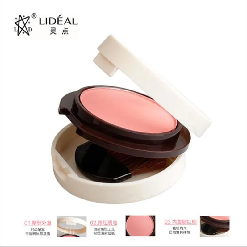 

LIDEAL 8 Colors Blusher Maquiagem Face Blush Powder Makeup Palette Brand New Facial Red Sleek With Brush