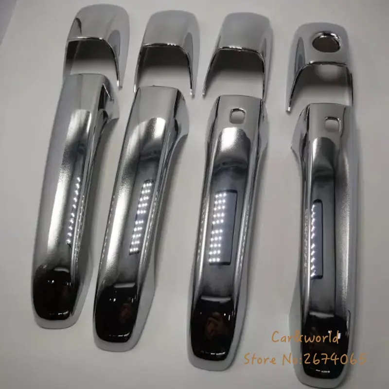 

Накладка на дверную ручку, накладка на чашу для 2011 2013 Jeep Grand Cherokee 2014 2015 2016 2017, хромированные наклейки из АБС-пластика, аксессуары для стайлинга автомобиля