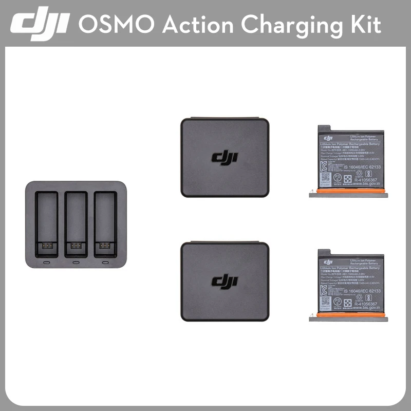 

IN STOCK! Original DJI Osmo Action Charging Kit Battery Charger Hub Case Accessories Parts