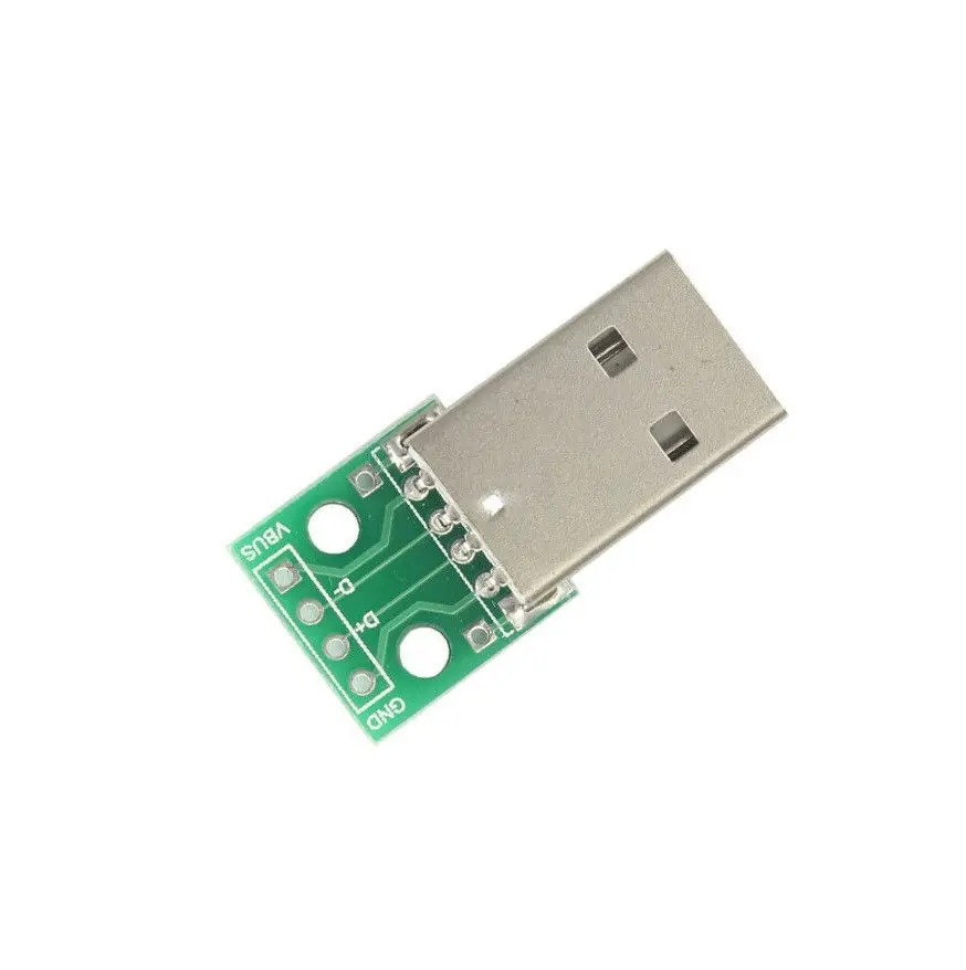 10pcs USB to DIP Adapter Converter 4pin for 2.54mm PCB Board DIY Power Supply