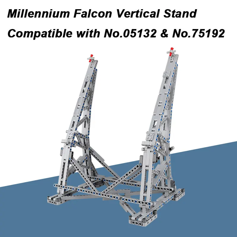 

MOC Millennium Falcon Vertical Display Stand Compatible with Ultimate Collector's Model No.05132 and No.75192